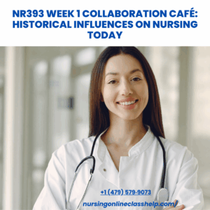 NR393 Week 1 Collaboration Café: Historical Influences on Nursing Today