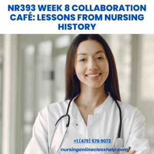 NR393 Week 8 Collaboration Café: Lessons from Nursing History