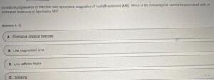 NR507 WEEK 8 FINAL EXAMPLE SAMPLE QUESTION 2