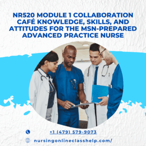 NR520 Module 1 Collaboration Café: Knowledge, Skills, and Attitudes for the MSN-Prepared Advanced Practice Nurse