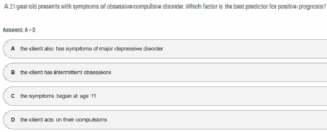 NR547 Week 4 Midterm Exam Sample Question 1