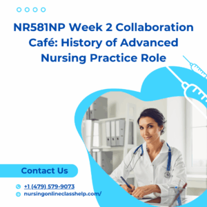 NR581NP Week 2 Collaboration Café: History of Advanced Nursing Practice Role