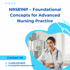NR581NP – Foundational Concepts for Advanced Nursing Practice