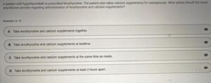 nr565 week 8 Final Exam Sample question 2