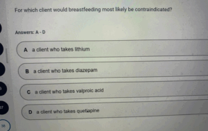 nr606 week 4 exam sample question 1
